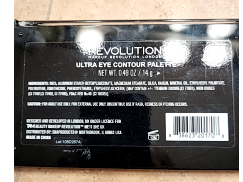 Makeup Revolution Ultra Eye Contour Light & Shade, 0.49 oz/14 g