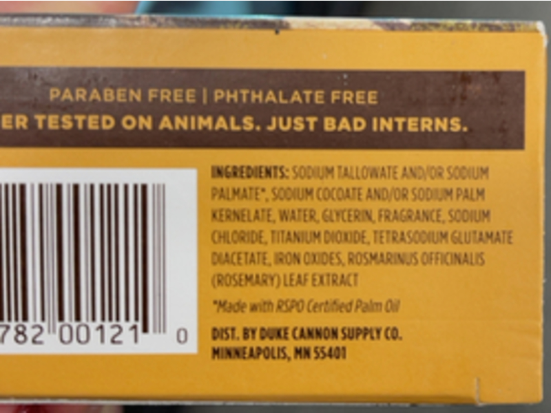 Duke Cannon Big Ass Brick Soap, Sawtooth, 10 oz