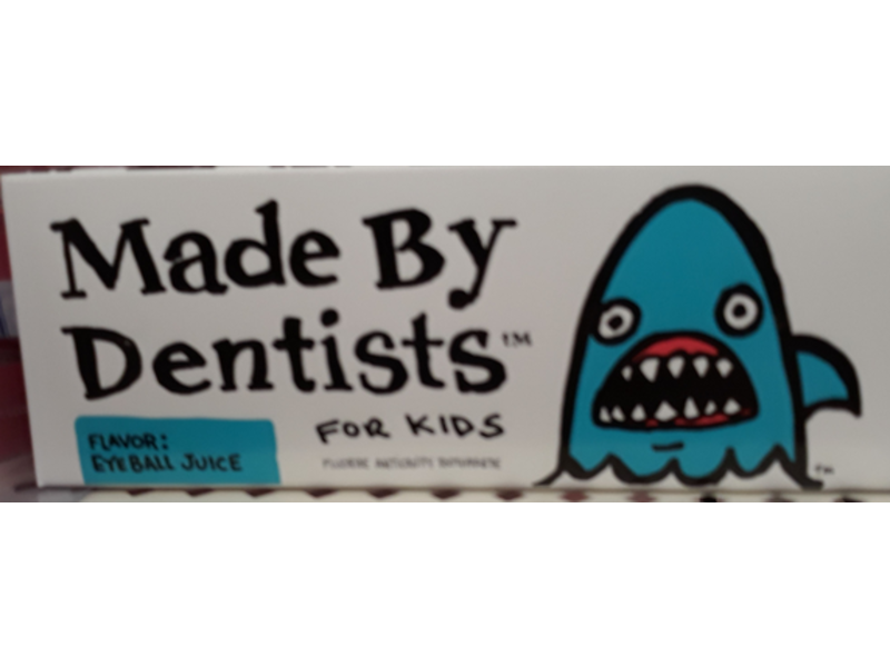 Made by Dentists Kids' Shark Fluoride Anticavity Toothpaste, Watermelon, 4.2 oz