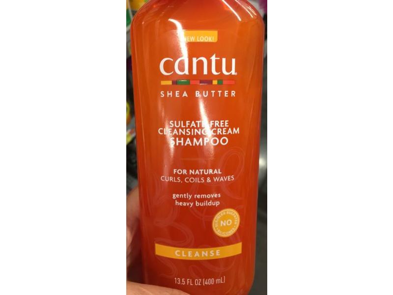 Cantu Cleansing Cream Shampoo, Cleanse, 13.5 fl oz/400 mL