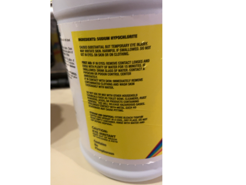 La's Totally Awesome Bleach, Lemon Scent, 64 oz/1.89 L