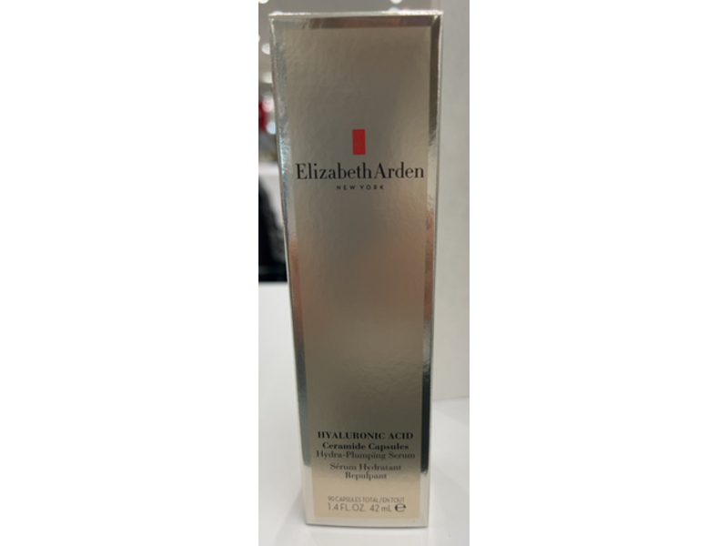 Elizabeth Arden Hydra-Plumping Serum, Hyaluronic Acid Ceramide Capsule, 1.4 fl oz/42 mL, 90 Count
