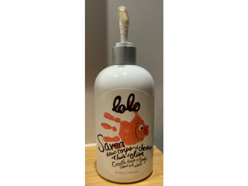 Lolo Et Moi Gentle Hair & Body Wash, Olive Oil, 16.9 fl oz/500 mL