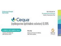 Cequa (cyclosporine ophthalmic solution) 0.09%, 60 Count, Sun Pharmaceutical Industries, Inc. (RX) - Image 2