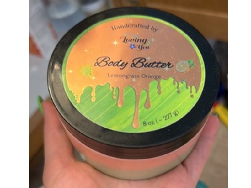 The Sauce Boss Loving You Body Butter, Lemon Grass, 8 oz/227 g