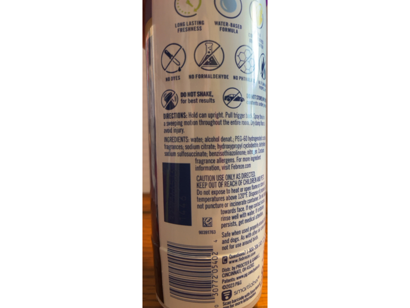 Febreze Air Freshner, Mountain, 8.8 oz/250 mL