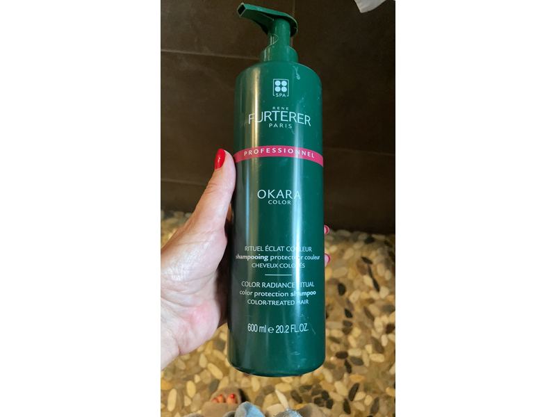 Rene Furterer OKARA COLOR Color Protection Shampoo, Pump 20.2 Fl oz