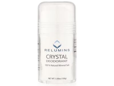 Relumins Crystal Deodorant, Mineral Salt, 5.36 oz/150 g, Pack Of 3