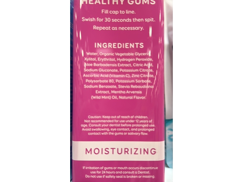 Grin Healthy Gums Oral Rinse, Smooth Mint, 16 fl oz/473 mL