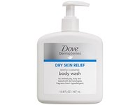 Dove DermaSeries Dry Skin Relief Gentle Body Wash, 15.8 fl oz/467 mL - thumbnail 1