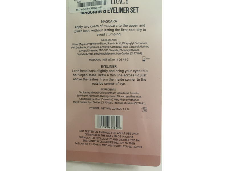 Ellen Tracy Monumental Eyes Volumizing Mascara + Precision Eyeliner, Classic Black