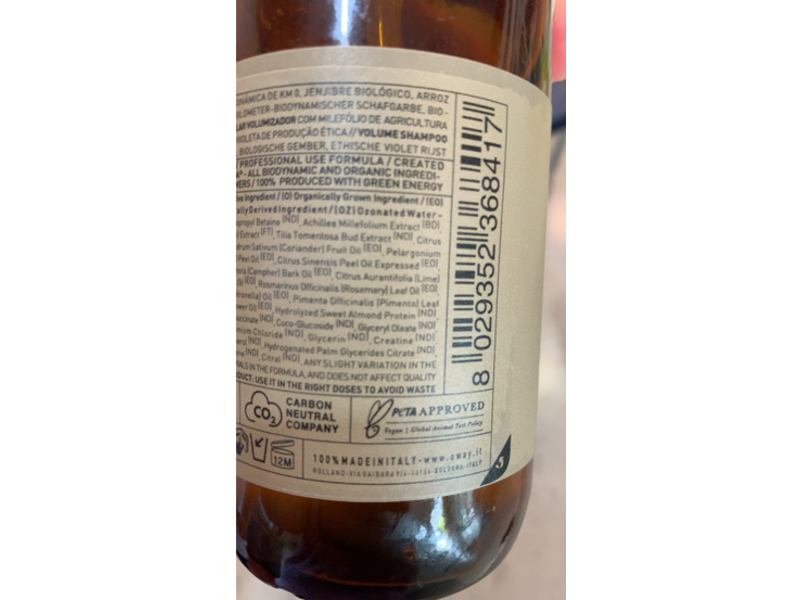 Oway Volumizing Hair Bath, 8.1 oz/240 mL