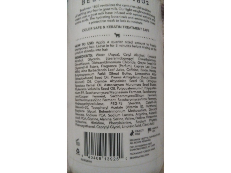 Beekman 1802 Goat Milk Conditioner, Ylang Ylang & Tuberose, 24 fl oz/710 mL