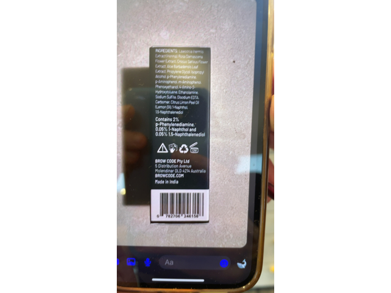 Brow Code Stain Hybrid Dye, Perfecto Brown, 0.50 fl oz/15 mL