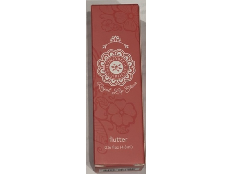 Honeybee Gardens Royal Lip Elixir, Flutter, 0.16 fl oz/4.8 mL