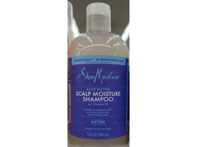Shea Moisture Scalp Moisture Shampoo, Aloe Butter, 13 fl oz/384 mL