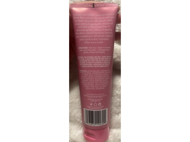 Dermasil PDRN Pink Gel Cleanser, Niacinamide & Birch Bark, 5 fl oz/148 mL