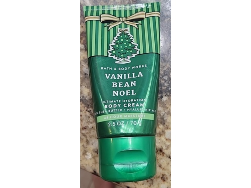 Bath & Body Works Ultimate Hydration Body Cream, Vanilla Bean, 2.5 oz/70 g