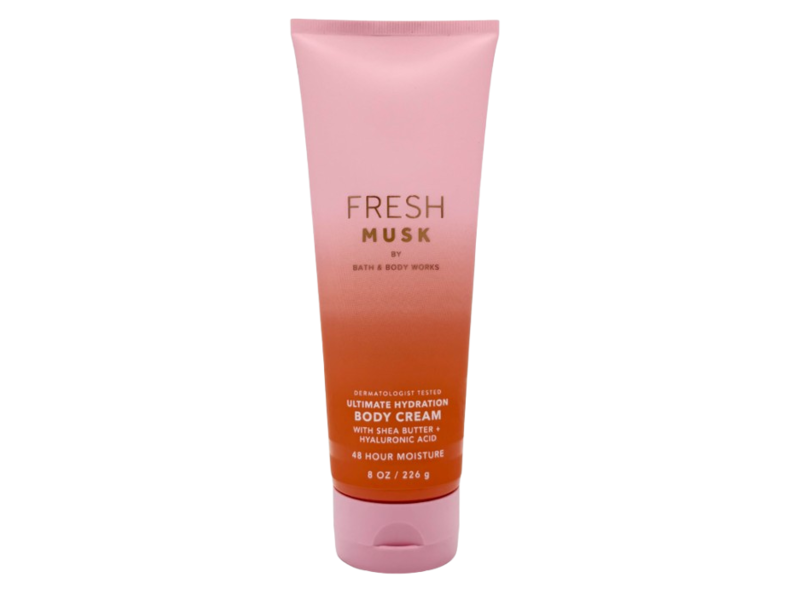 Bath & Body Works Ultimate Hydration Body Cream, Fresh Musk, 8 oz/226 g