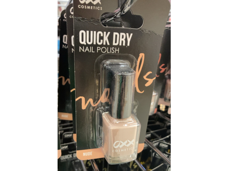 Oxx Cosmetics Quick Dry Nail Polish, Nude