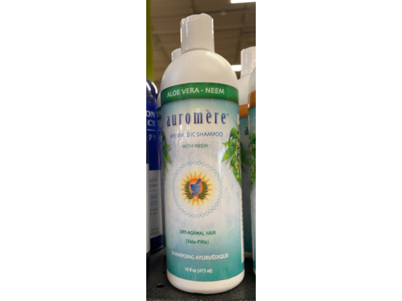 Auromere Ayurvedic Shampoo with Aloe Vera-Neem, 16 fl oz/473 mL