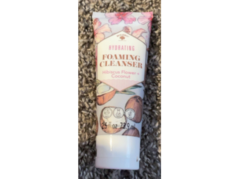 Bolero Hydrating Foaming Cleanser, Hibiscus Flower + Coconut, 2.5 fl oz/73.0 mL
