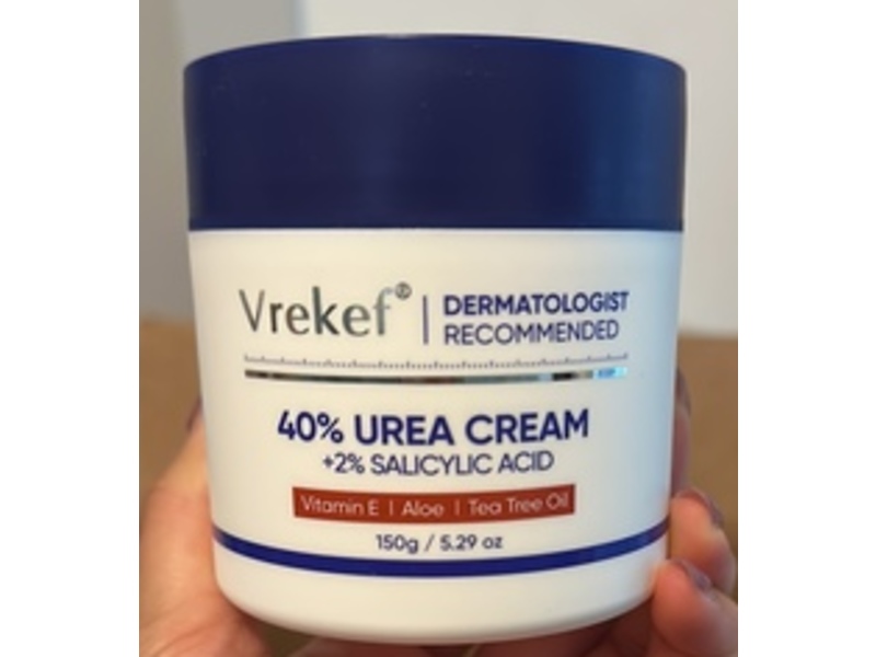 Vrekef 40% Urea Cream + 2% Salicylic Acid, 5.29 oz/150 g