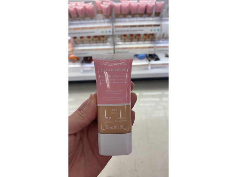 CoverGirl Clean Fresh Skin Milk Foundation, Light 540, 1 fl oz/30 mL.