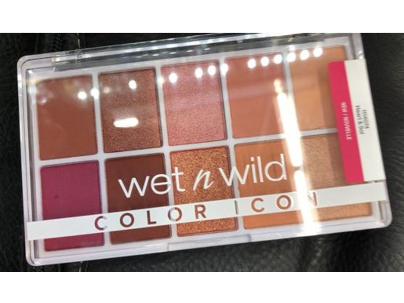 Wet N Wild Color Icon 10-Pan Makeup Palette, Heart & Sol, 0.42 oz / 12 g