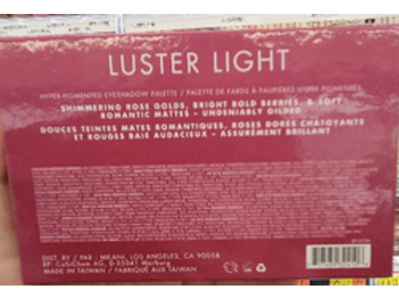 Milani Gilded Eyeshadow Palette, Luster Light, 32 oz
