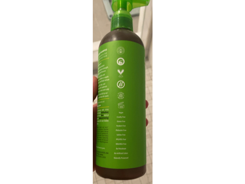 DermOrganic Daily Hydrating Shampoo, Argan Oil Of Morocco, 16.9 fl oz/500 mL