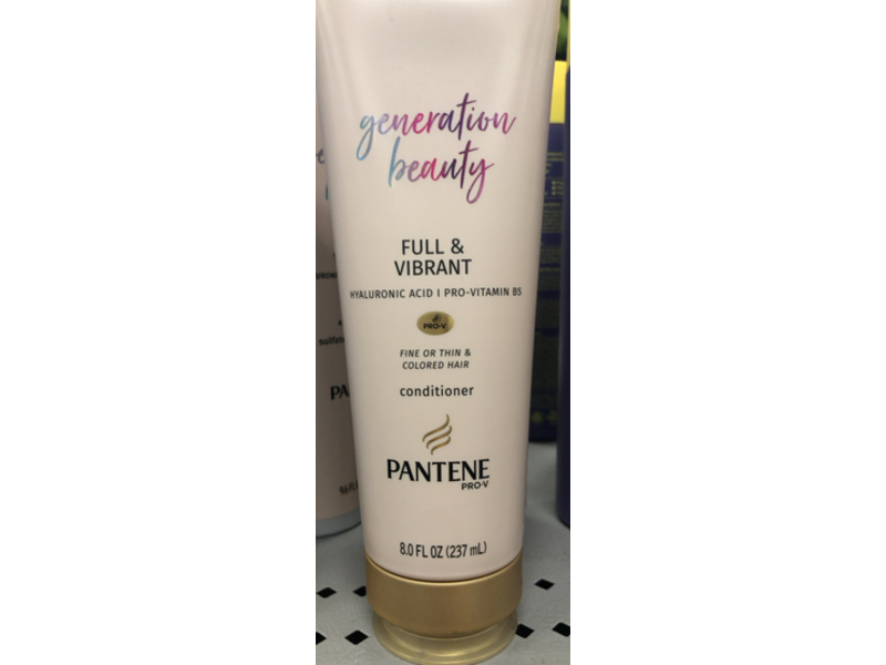 Pantene Pro-V Generation Beauty Full & Vibrant Conditioner, Hyaluronic Acid, 8 fl oz/237 mL