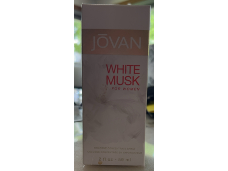 Jovan Cologne Concentrate Spray, White Musk, 2 fl oz/59 mL