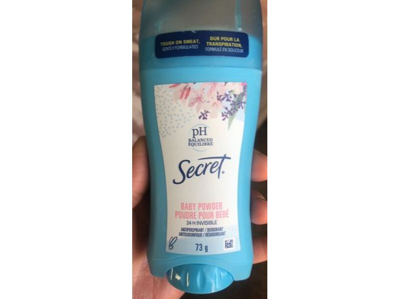 Secret Antiperspirant Deodorant, Baby Powder, 73 g Ingredients and Reviews