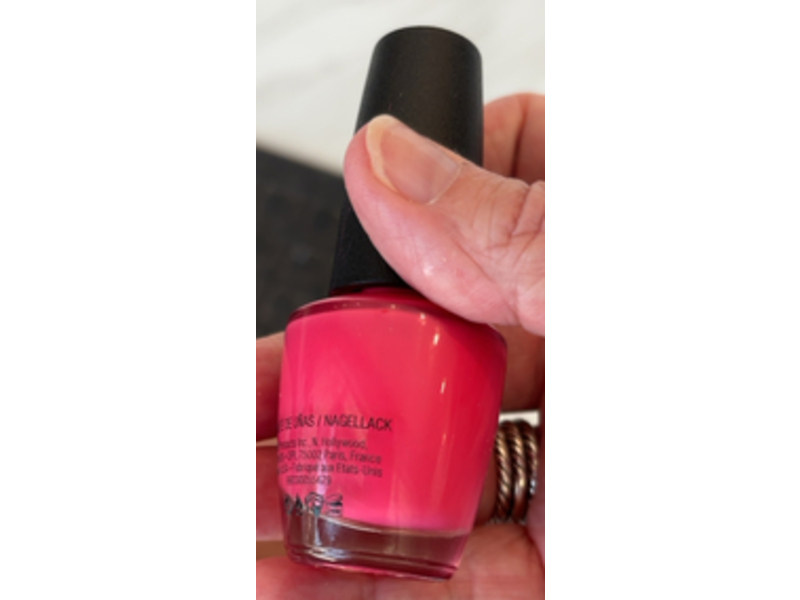 O.P.I Nail Lacquer, Charged Up Cherry, 0.5 fl oz/15 mL