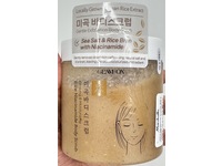 GlamFox Glowing & Moisturizing Body Scrub, Sea Salt, Rice Bran & Niacinamide, 17.63 fl oz/500 g - Image 2