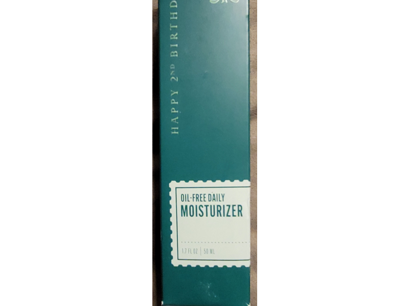 Happy 2nd Birthday Oil-Free Daily Moisturizer, 1.7 fl oz/50 mL