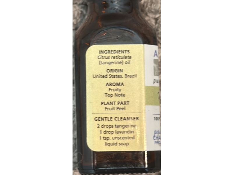 Aura Cacia Essential Oil, Tangerine, 0.5 fl oz/15 mL