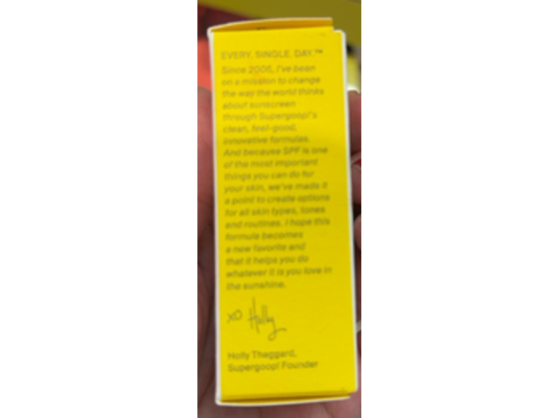 Supergoop! Lipshade 100% Mineral Lip Color, Obsessed -Fuchsia, SPF 30, 0.12 oz/3.5 g