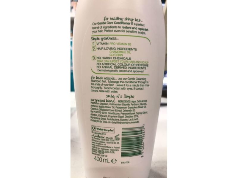 Simple Gentle Care Conditioner, 400 mL