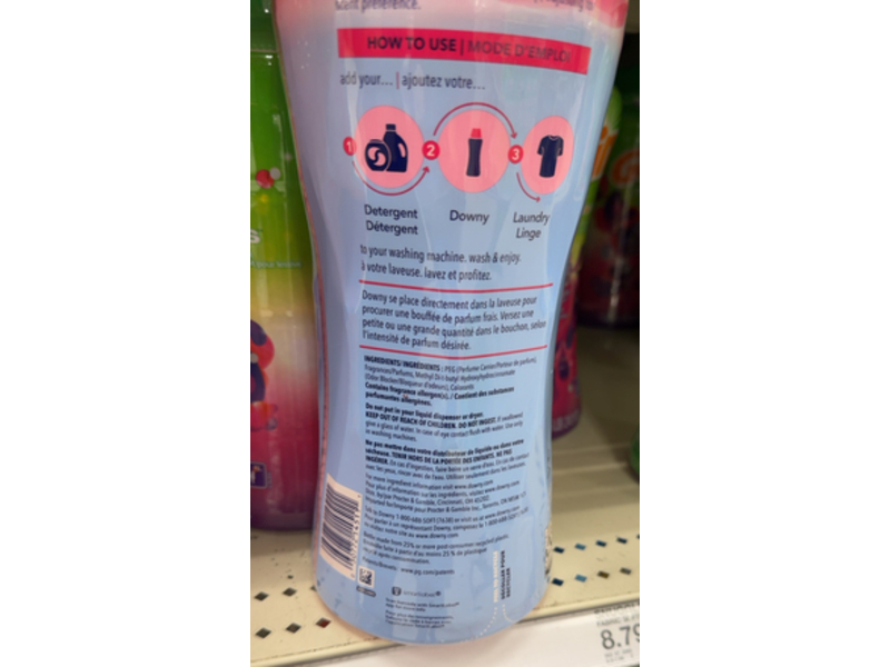 Downy In-Wash Scent Booster, April Fresh, 30.1 oz/853 g