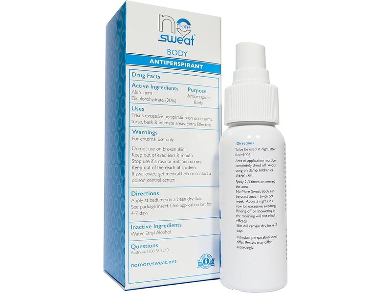 No More Sweat Body Antiperspirant, 50 mL