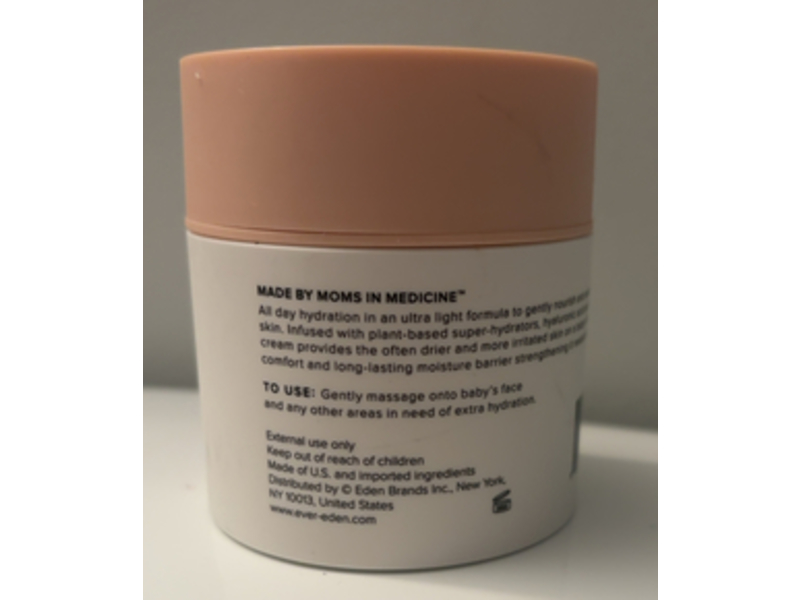 Evereden Ultra Light Baby Face Cream, Fragrance Free, 1.7 fl oz/50 mL