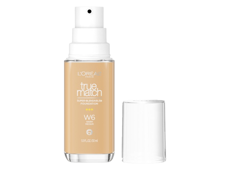 L'Oreal Paris True Match Super-Blendable Foundation, W6 Medium, 1 fl oz/30 mL