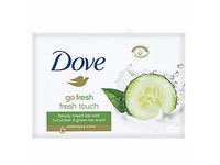 Dove Go Fresh Touch Beauty Cream Soap Bar, Cucumber & Green Tea Scent, 3.5 oz/100 g, 4 Count - thumbnail 1
