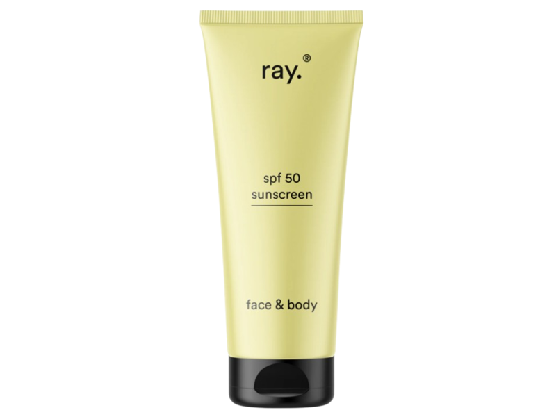 Ray Face & Body Sunscreen, SPF 50, 200 mL.