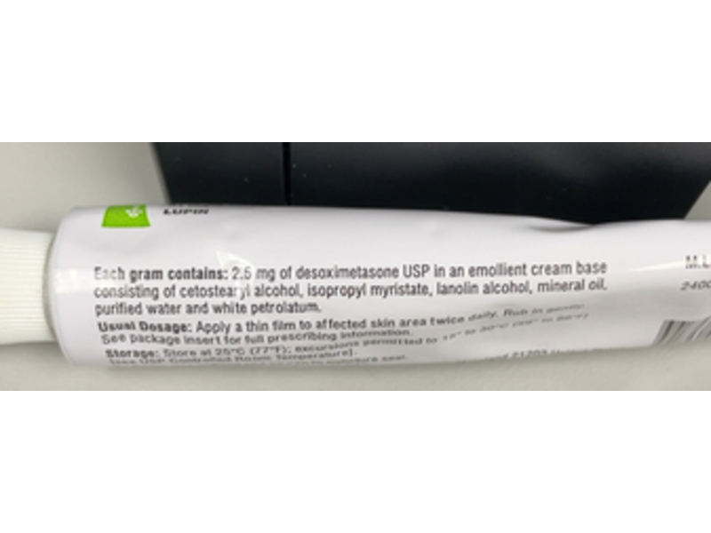 Desoximetasone Cream USP 0.25%, 15g Lupin Limited Pharmaceutical Company (RX)