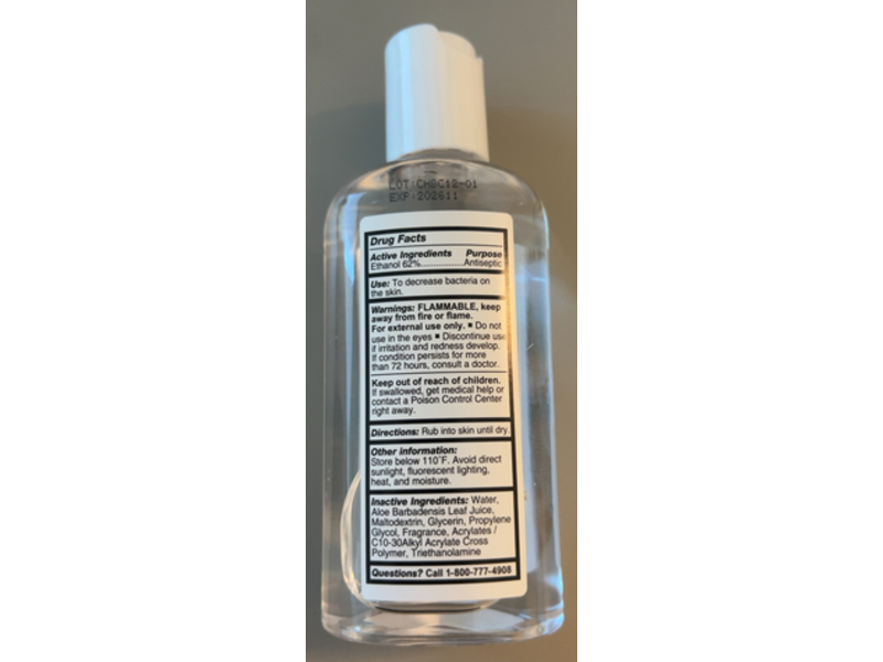 McKesson Hand Sanitizer with Aloe, 4 fl oz/118 mL