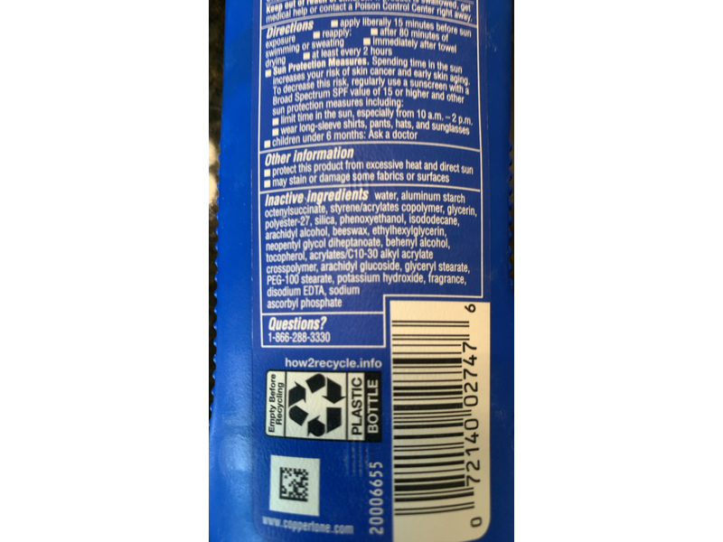 Coppertone Sport 4-In-1 Sunscreen Lotion, SPF 50, 8.75 fl oz/259 mL