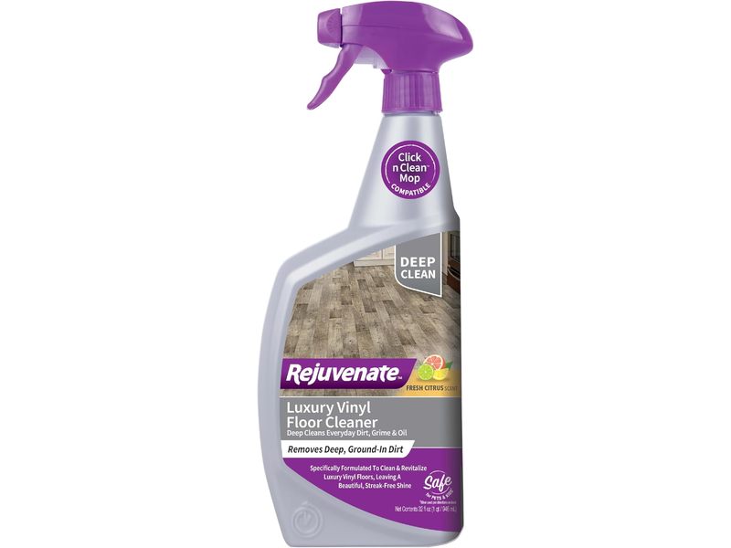 Rejuvenate Luxury Vinyl Floor Cleaner, Fresh Citrus Scent, 32 fl oz/946 mL